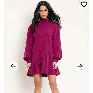 NWT Art of Asymmetry Wine Dress